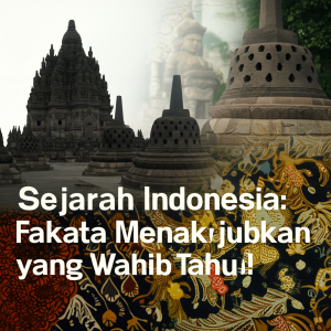 Generate an eye-catching, high-quality featured image prompt for a blog post about: sejarah indonesi