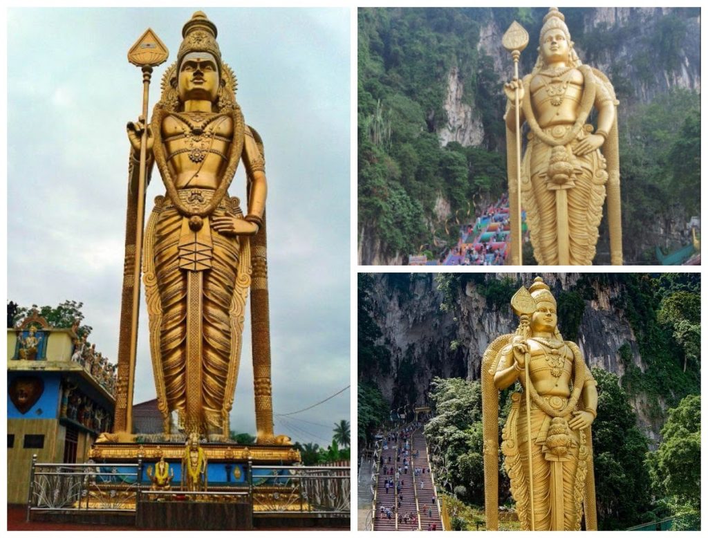 Patung Dewa Murugan Langkat: Keindahan Hindu Tamil di Kuil Shri Rajeshwari Amman