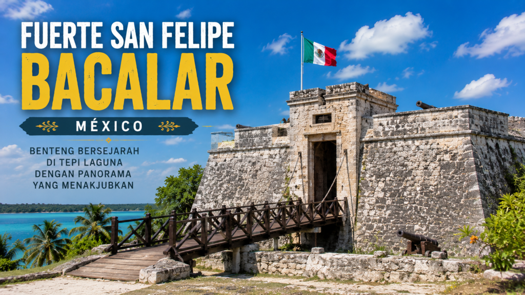 Menjelajahi Fuerte San Felipe Bacalar, Benteng Ikonik Penjaga Laguna di Meksiko