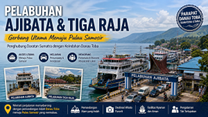 Pelabuhan Ajibata dan Tiga Raja: Gerbang Samosir