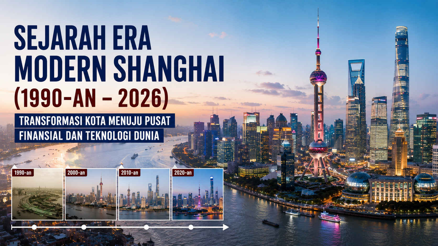 Shanghai 2026, Kota Futuristik dengan Teknologi dan Bisnis Kelas Dunia