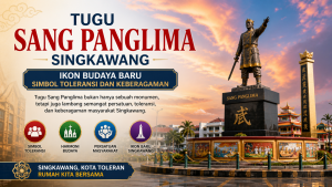 Pesona Tugu Sang Panglima di Simpang Kridasana