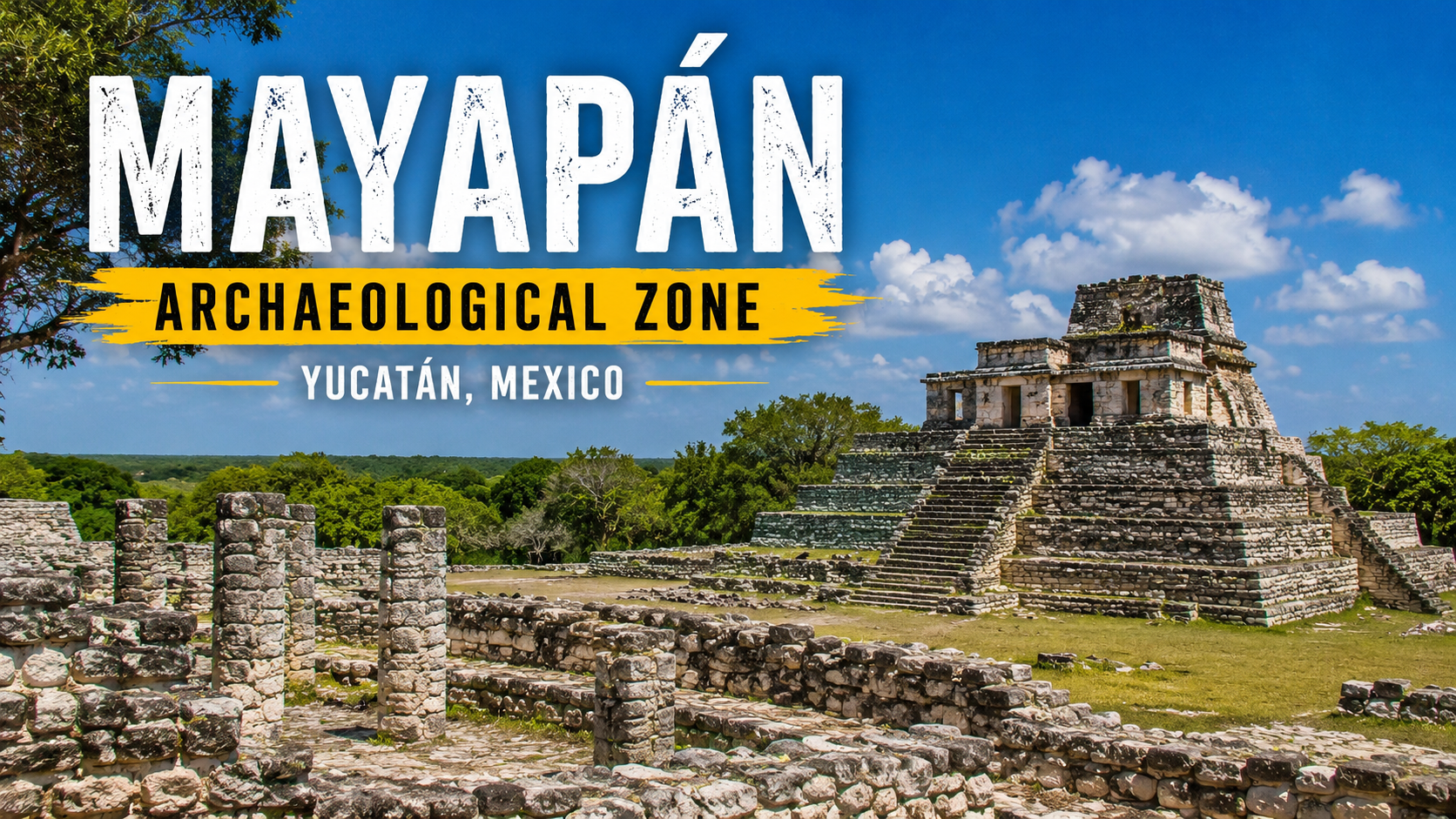 Pesona Mayapán Archaeological Zone, Kota Bertembok Peninggalan Maya di Yucatán