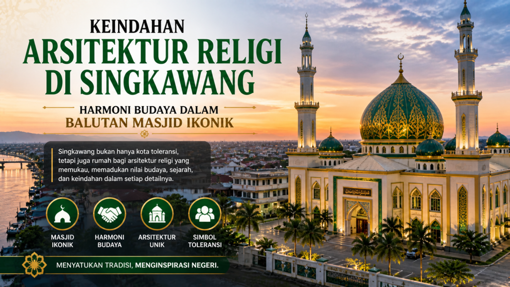 Menjelajahi Keindahan Masjid di Kota Toleransi Singkawang