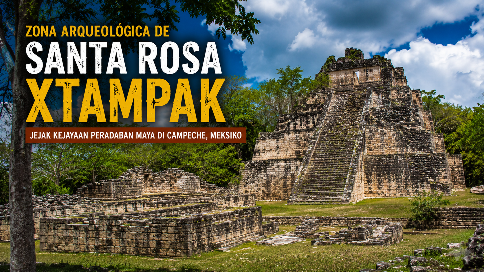 Mengenal Zona Arqueológica de Santa Rosa Xtampak, Permata Sejarah di Semenanjung Yucatán