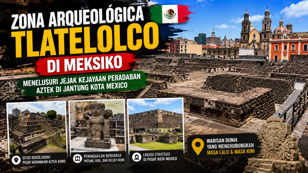 Menjelajahi Zona Arqueológica Tlatelolco, Situs Bersejarah yang Menyimpan Kisah Penting Meksiko