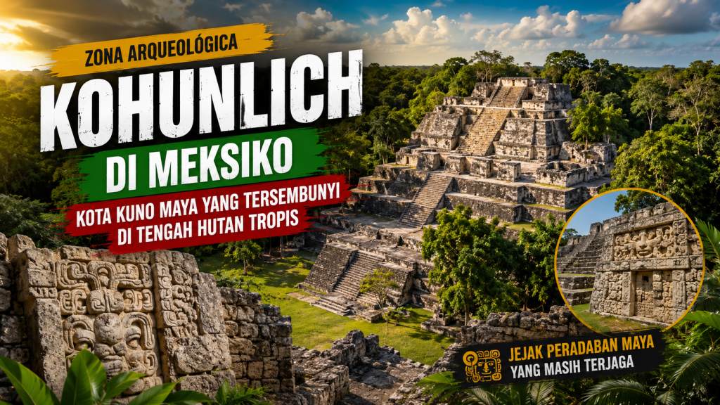 Mengenal Zona Arqueológica Kohunlich, Permata Arkeologi Tersembunyi di Selatan Meksiko
