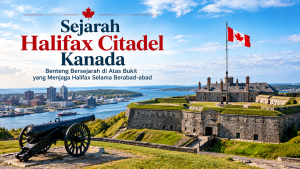 Halifax Citadel National Historic Site di atas Citadel Hill Kanada