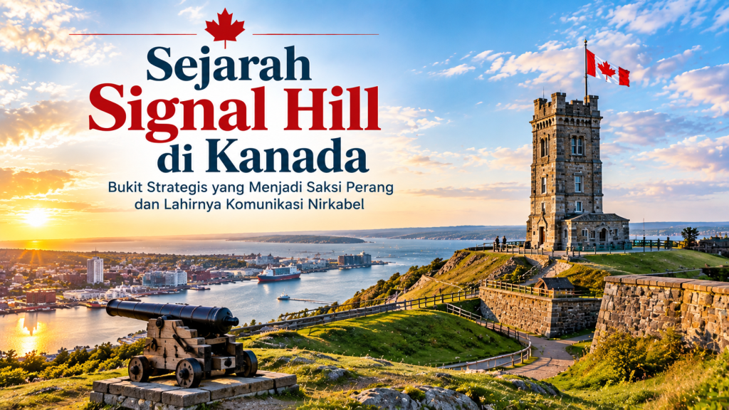 Signal Hill National Historic Site dan Cabot Tower di St. John’s Kanada