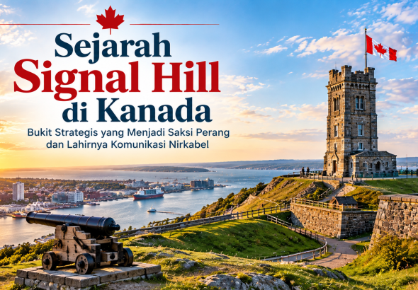Signal Hill National Historic Site dan Cabot Tower di St. John’s Kanada