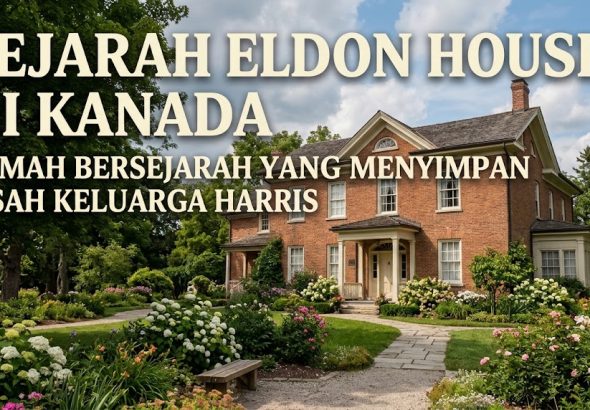 Eldon House di Kanada, rumah bersejarah keluarga Harris di London, Ontario.
