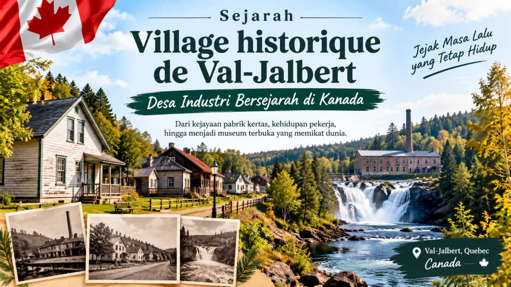 Sejarah Village historique de Val-Jalbert, Desa Industri Bersejarah di Kanada