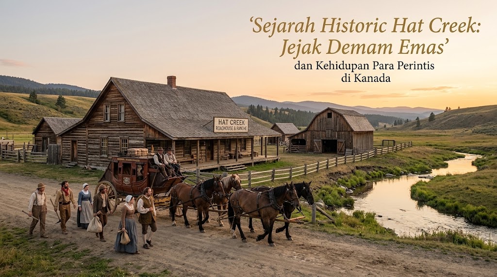Historic Hat Creek Ranch, situs sejarah peternakan dan rumah persinggahan di British Columbia, Kanada.