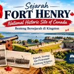Fort Henry National Historic Site Kingston Kanada benteng bersejarah di Ontario.