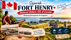 Fort Henry National Historic Site Kingston Kanada benteng bersejarah di Ontario.
